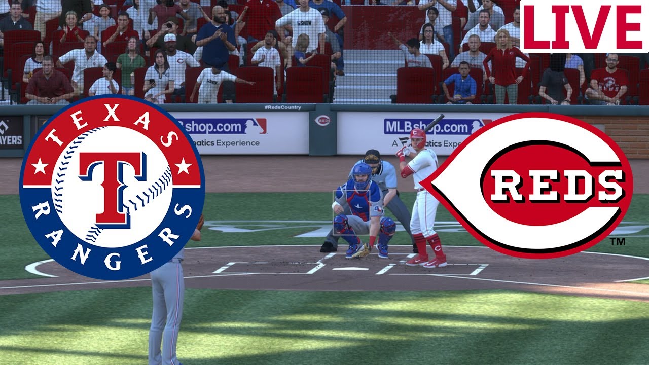 🔴LIVE MLB🔴Texas Rangers VS Cincinnati Reds/Baseball Spring training /MLB THE SHOW