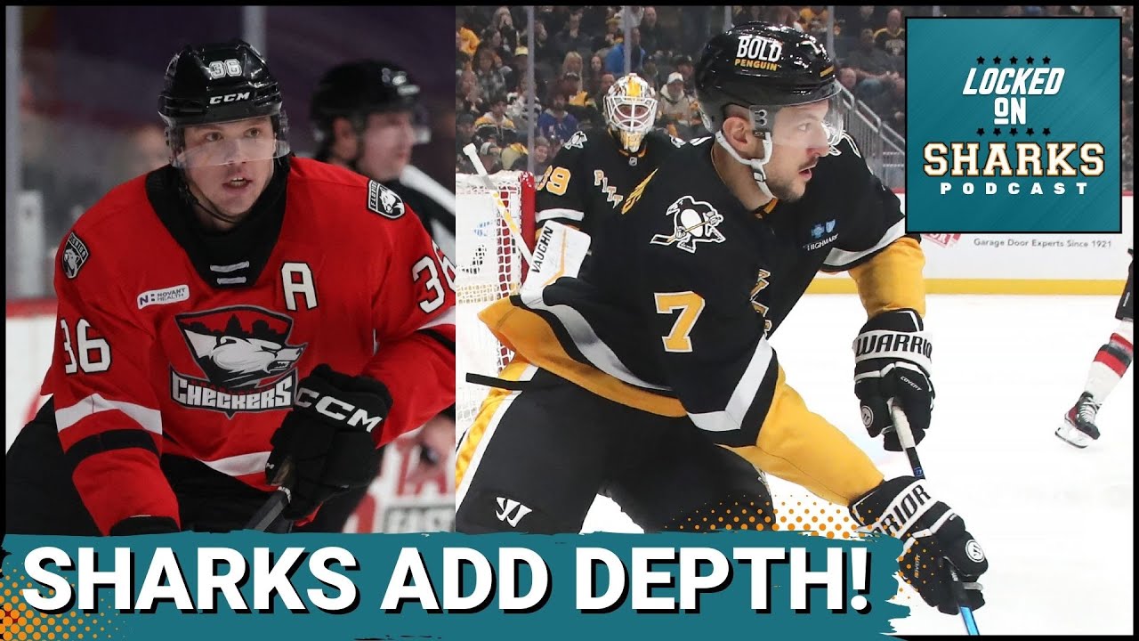 San Jose Sharks' Roster Shake-Up: Vitek Vanecek Out, Patrick Giles & Vincent Desharnais In