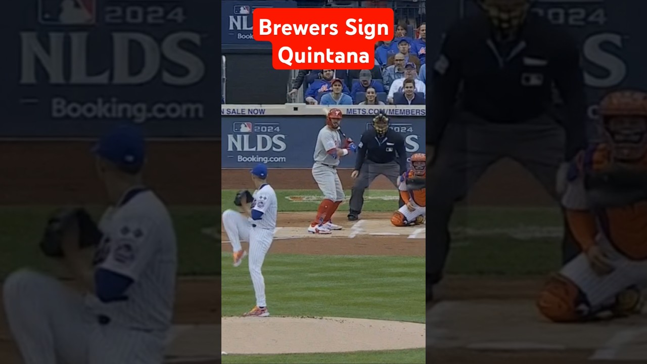 Breaking News!🚨 The Milwaukee Brewers signed Jose Quintana! (2024 NLFS highlights) #mlb