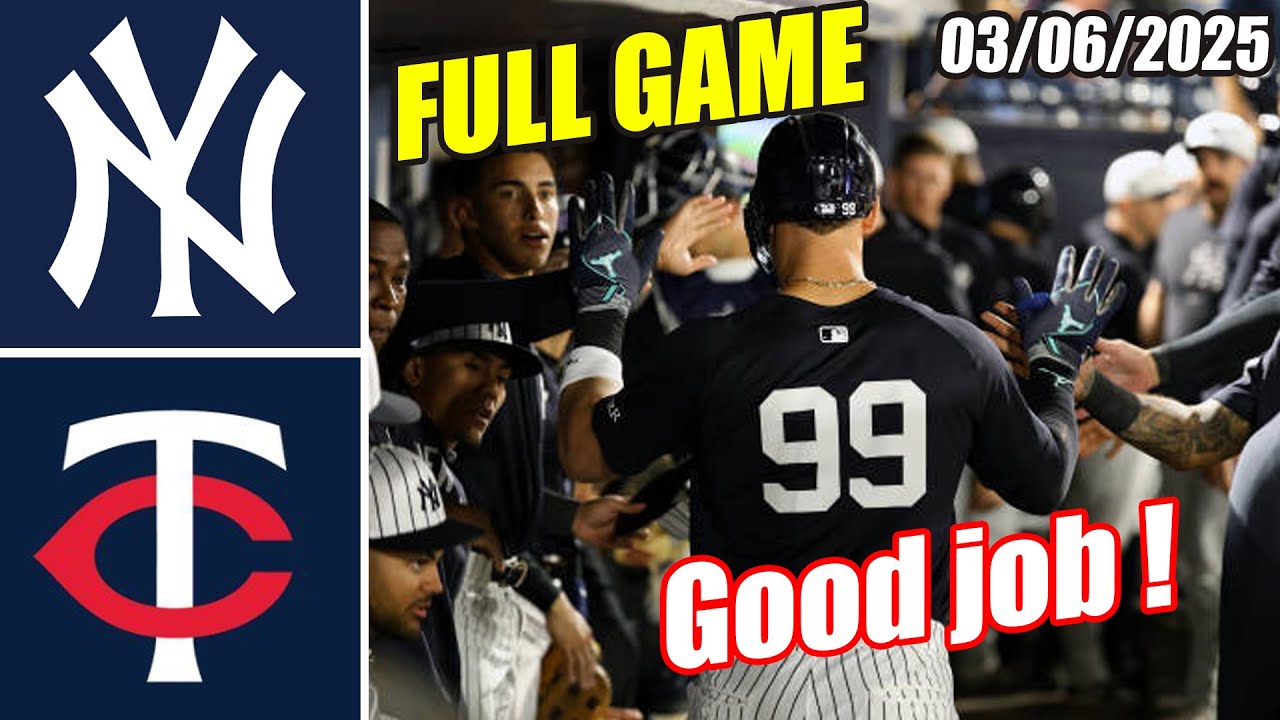 New York Yankees vs Minnesota Twins [FULL GAME] Highlights (03/06/2025) | MLB Highlights 2025