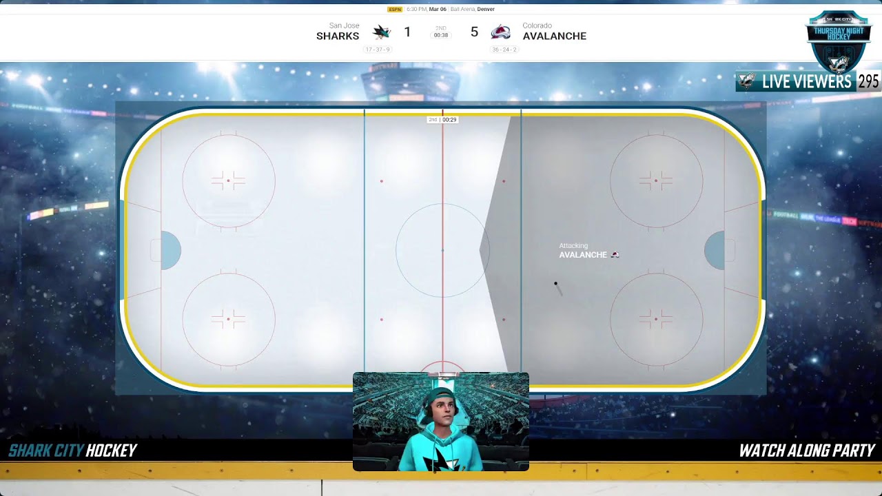 San Jose Sharks at Colorado Avalanche | LIVE REACTIONS & WATCH PARTY!