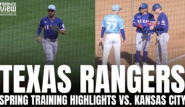 Texas Rangers vs. Kansas City Royals 2025 Spring Training Game Highlights | Adrian Houser 2 IP, 0 ER