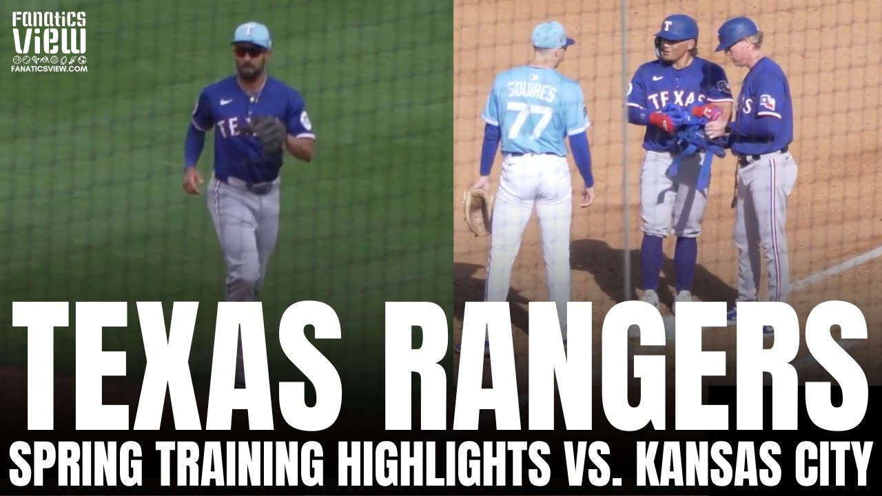 Texas Rangers vs. Kansas City Royals 2025 Spring Training Game Highlights | Adrian Houser 2 IP, 0 ER