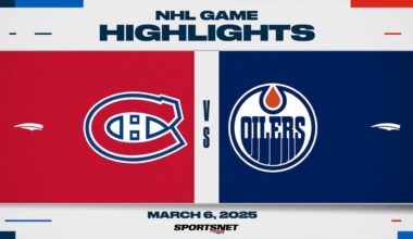 NHL Highlights | Canadiens vs. Oilers - March 6, 2025