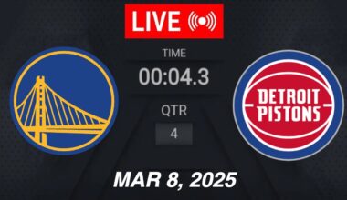NBA LIVE! Golden State Warriors vs Detroit Pistons | March 8, 2025 | 2025 NBA Season Live 2K