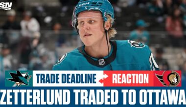 Sharks Trade Zetterlund to Senators |  NHL Traded Deadline Reaction