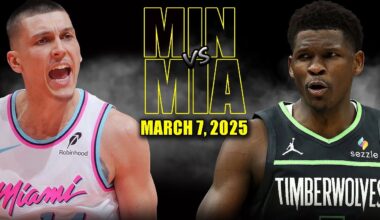 Minnesota Timberwolves vs Miami Heat Full Game Highlights - March 7, 2025 | NBA Regular Season