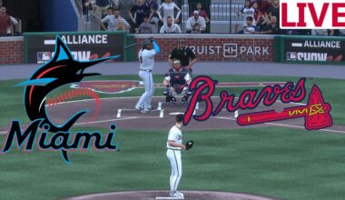 🔴LIVE 🔴Miami Marlins VS Atlanta Braves / Mlb Envivo/MLB THE SHOW