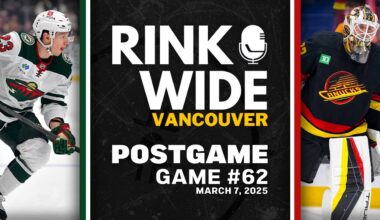 RINK WIDE POST-GAME: Vancouver Canucks vs Minnesota Wild | Game 62 - Mar. 7, 2025