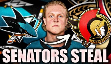 THE SENATORS JUST FLEECED THE SAN JOSE SHARKS: FABIAN ZETTERLUND TO OTTAWA FOR ZACK OSTAPCHUK & MORE
