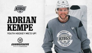 Adrian Kempe Coaches Youth Hockey Players in Los Angeles! | Warrior x Youth Hockey x LA Kings