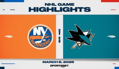 NHL Highlights | Islanders vs. Sharks - March 8, 2025