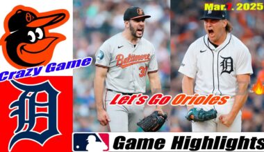 Baltimore Orioles Vs. Detroit Tigers Game Highlights | MLB Training Spring 2025