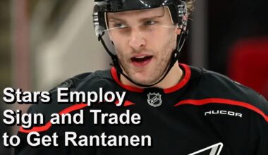 Stars Sign and Trade For Rantanen, Stankoven and Picks to Canes in Return