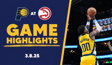 Indiana Pacers Highlights at Atlanta Hawks | March 8, 2025