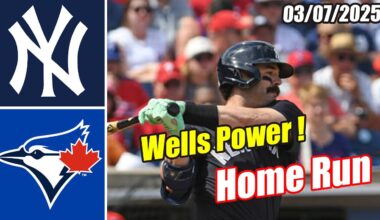 Yankees vs Blue Jays [Innings 2nd] Game Highlights (03/07/2025) | MLB Highlights 2025