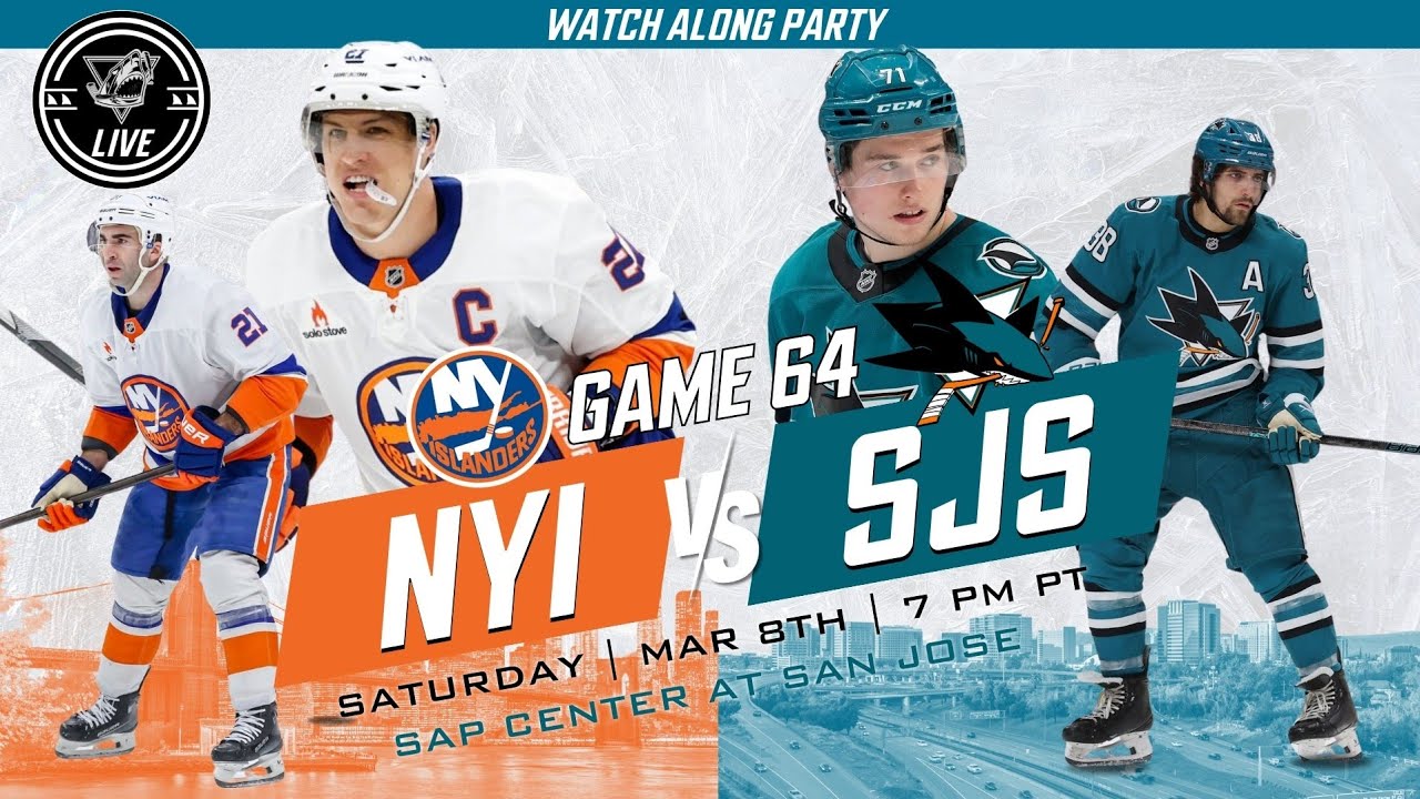 New York Islanders at San Jose Sharks | LIVE REACTIONS & WATCH PARTY!