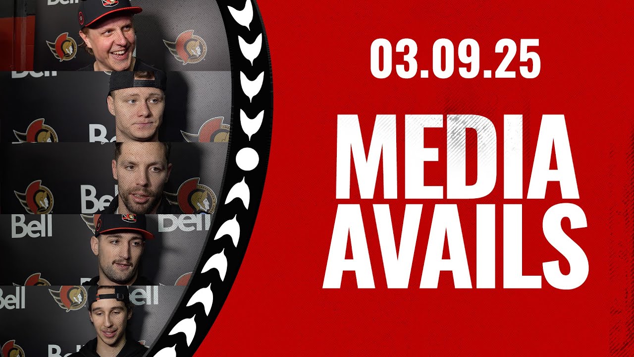 Fabian Zetterlund, Dylan Cozens, Dennis Gilbert, David Perron, Tim Stützle Media - March 9