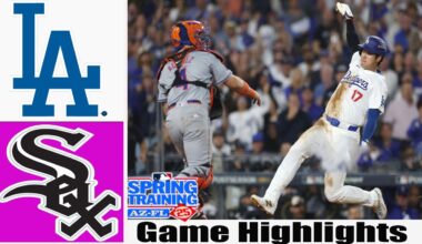 Los Angeles Dodgers Vs Chicago White Sox [TODAY] GAME Highlights | MLB Training Spring 2025