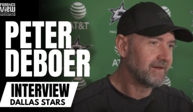Peter DeBoer Reacts to Dallas Stars Trading for Mikko Rantanen: "I Got My Napkin Out & Started....."