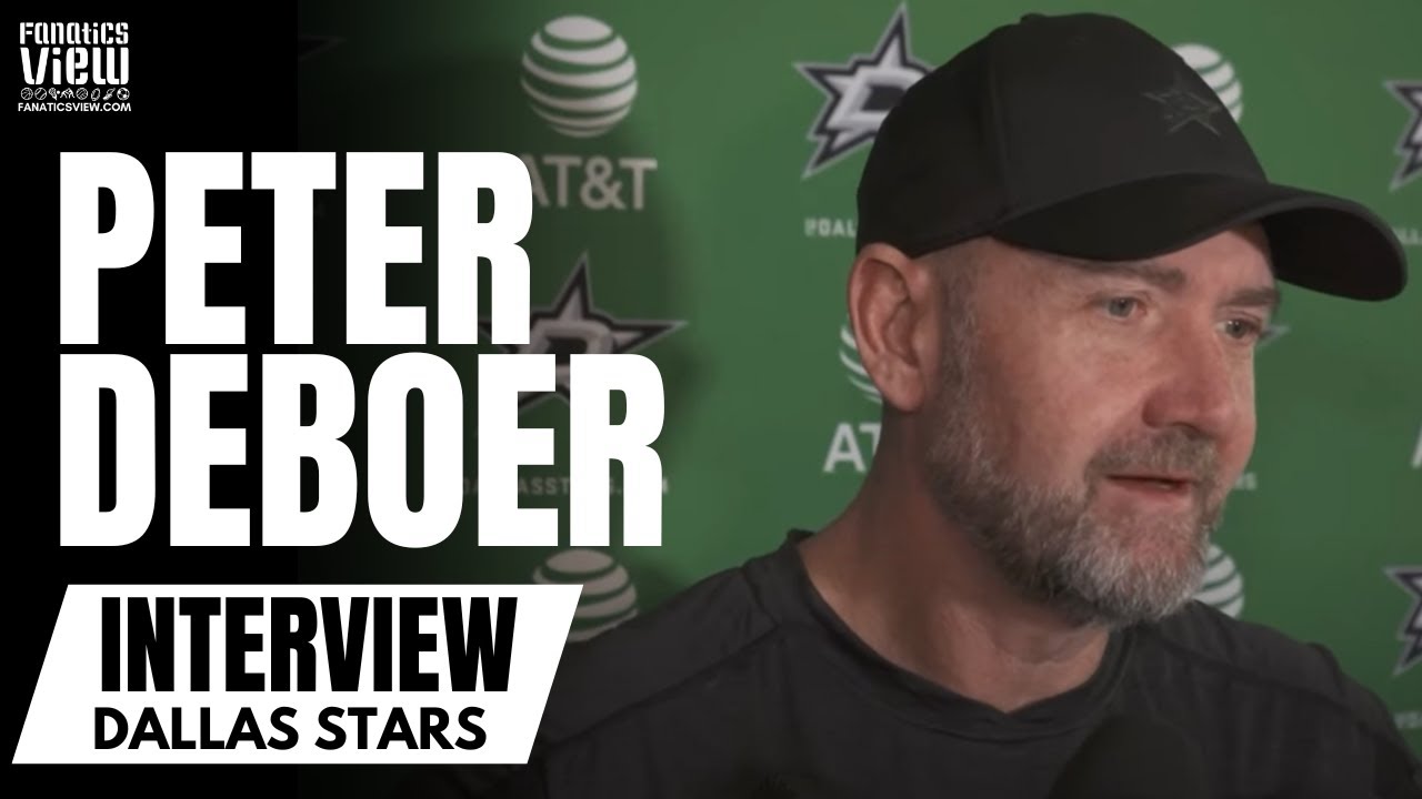 Peter DeBoer Reacts to Dallas Stars Trading for Mikko Rantanen: "I Got My Napkin Out & Started....."