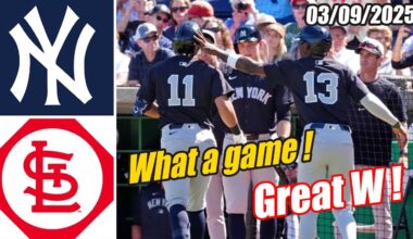 New York Yankees vs St. Louis Cardinals [FULL GAME] Highlights (03/09/2025) | MLB Highlights 2025