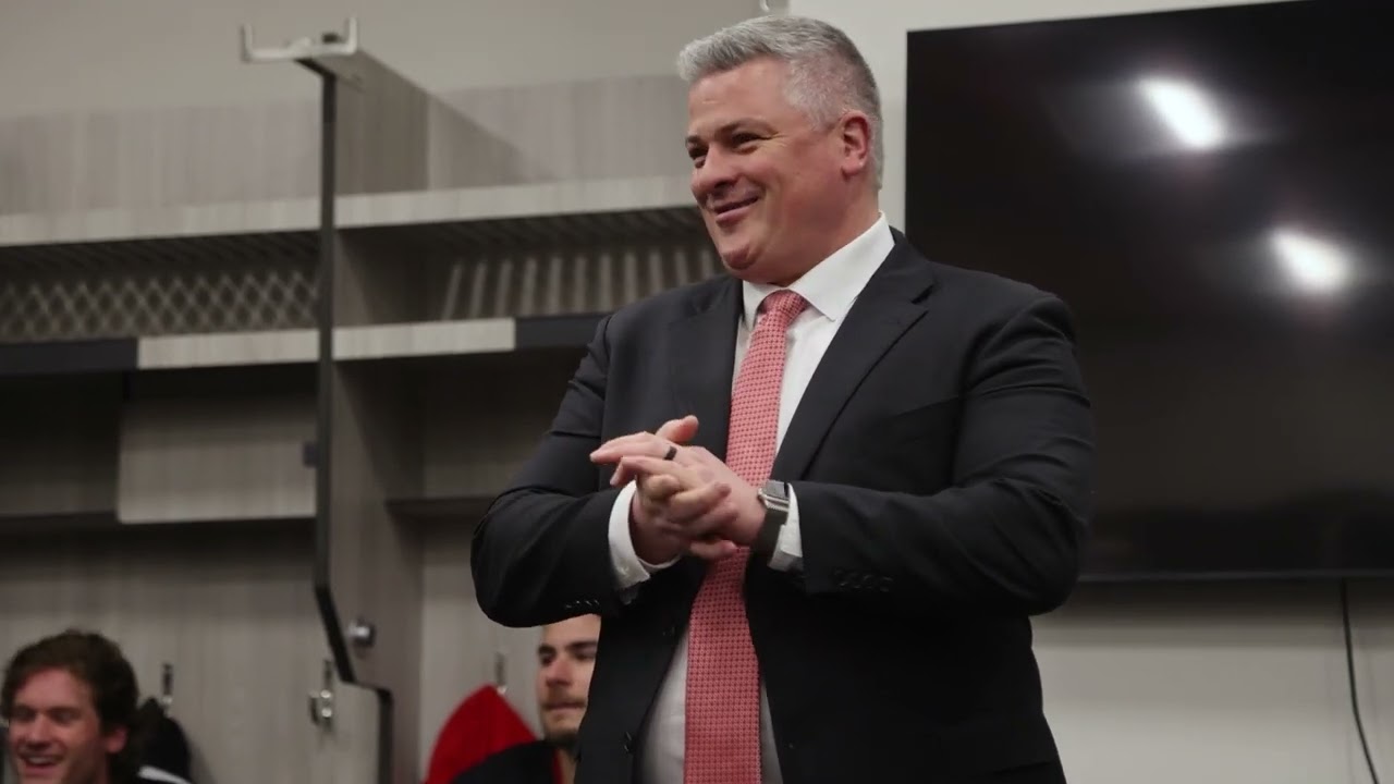 Devils coach Sheldon Keefe speaks on team effort following a 3-1 win over the Flyers