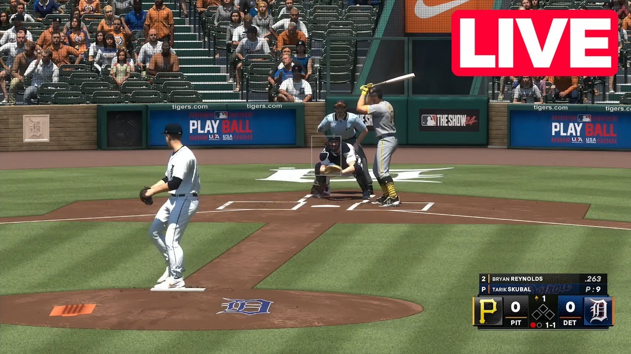 MLB LIVE🔴 Pittsburgh Pirates vs Detroit Tigers - 9th March 2025 | MLB Full Game - MLB 24