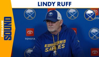 Zucker "Should Be Good," Kulich Out Against Oilers | Buffalo Sabres Coach Lindy Ruff Pregame Media
