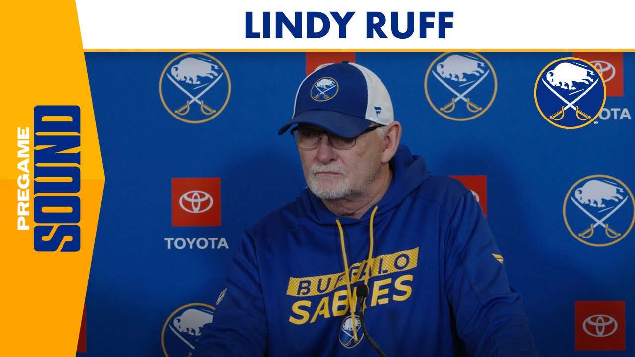 Zucker "Should Be Good," Kulich Out Against Oilers | Buffalo Sabres Coach Lindy Ruff Pregame Media