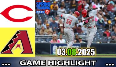 Cincinnati Reds Vs. Arizona Diamondbacks Game Highlights | MLB Training Spring 2025
