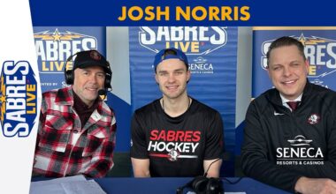 Josh Norris Joins Sabres Live | Buffalo Sabres