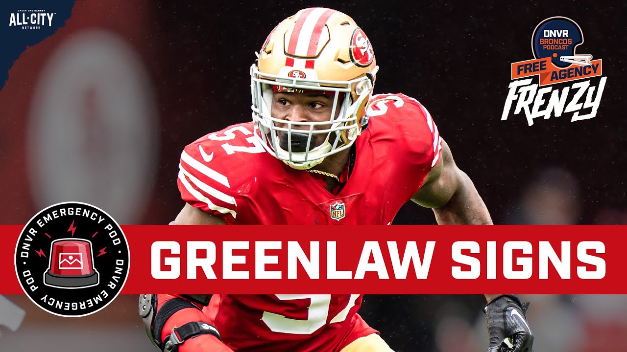 BREAKING: The Denver Broncos make another SPLASH in free agency and sign Dre Greenlaw