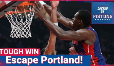Detroit Pistons Escape Portland With A 119-112 Win, Finish 2-2 On The Western Road Trip