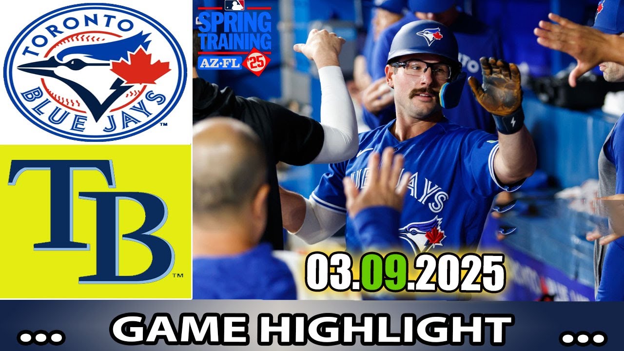 Tampa Bay Rays vs Blue Jays  Game Highlights  | MLB Training Spring 2025