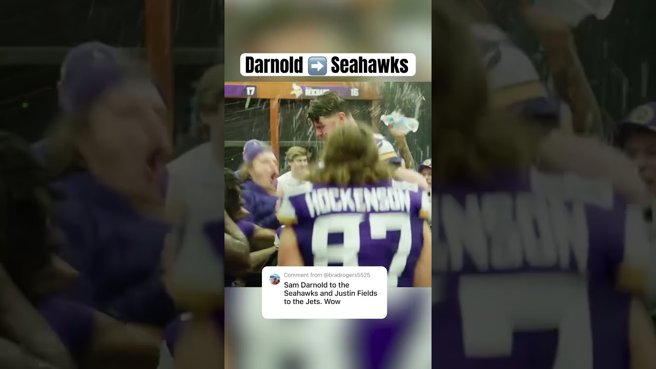 Sam Darnold to Seattle! (Via @vikings)