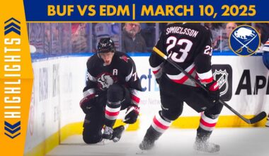 Tage Thompson Scores Two In Buffalo Sabres 3-2 Win Over Edmonton Oilers | Full Game Highlights