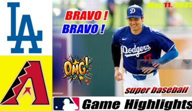 Los Angeles Dodgers Vs. Diamondbacks Game Highlights | MLB Training Spring 2025