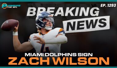 BREAKING NEWS! Miami Dolphins Sign QB Zach Wilson!