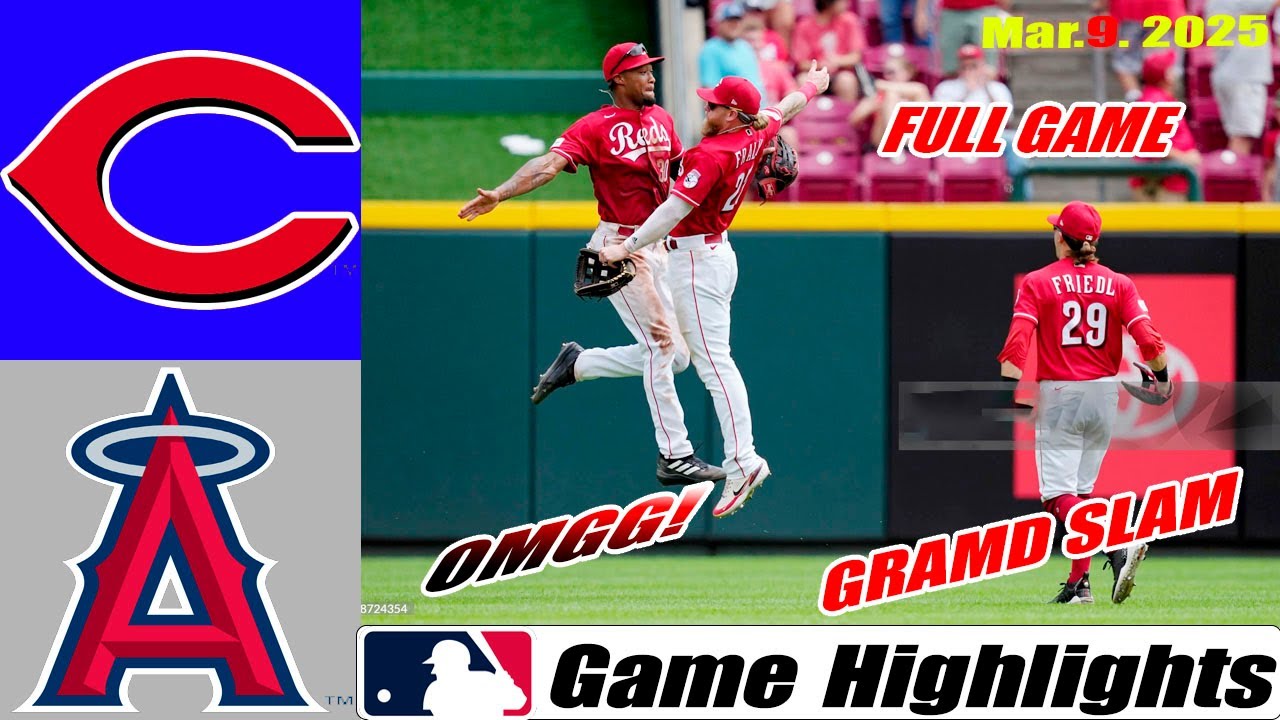 Cincinnati Reds Vs. Los Angeles Angels FULL  Game Highlights | MLB Training Spring 2025