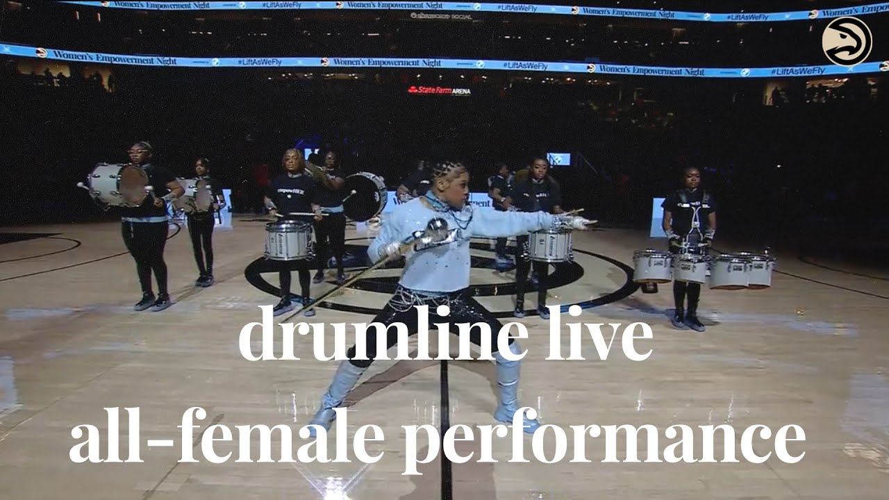 DRUMLine Live 🥁 All-Female Group Full Halftime Performance | International Women's Day