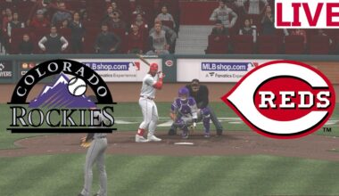 🔴LIVE MLB🔴Colorado Rockies VS Cincinnati Reds/Baseball Spring training /MLB THE SHOW