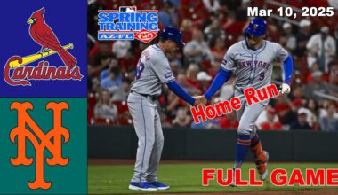 St.Louis Cardinals vs New York Mets FULL Highlights 03/10/25 | MLB Training Spring 2025