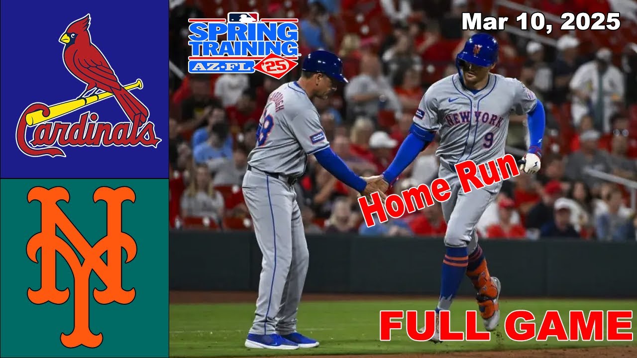 St.Louis Cardinals vs New York Mets FULL Highlights 03/10/25 | MLB Training Spring 2025