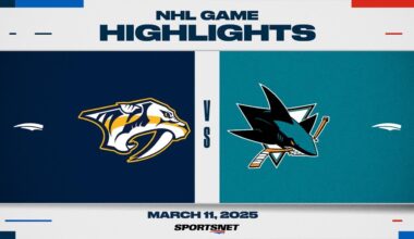 NHL Highlights | Predators vs. Sharks - March 11, 2025