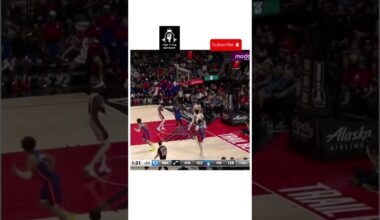 Cade Cunningham lobs to Jalen Duren vs Blazers 🔥 #shorts #nba #detroitpistons #toptitledetroit