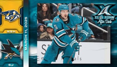 San Jose Sharks vs Nashville Predators - 3/11/2025 - Teal Town USA After Dark (Postgame)