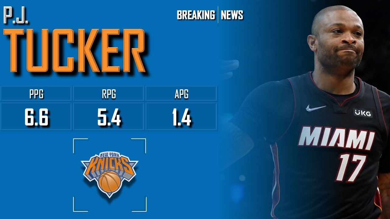𝐁𝐑𝐄𝐀𝐊𝐈𝐍𝐆 𝐍𝐄𝐖𝐒: New York Knicks Sign Veteran Forward P.J. Tucker To 10-Day Contract | 2024 NBA Season