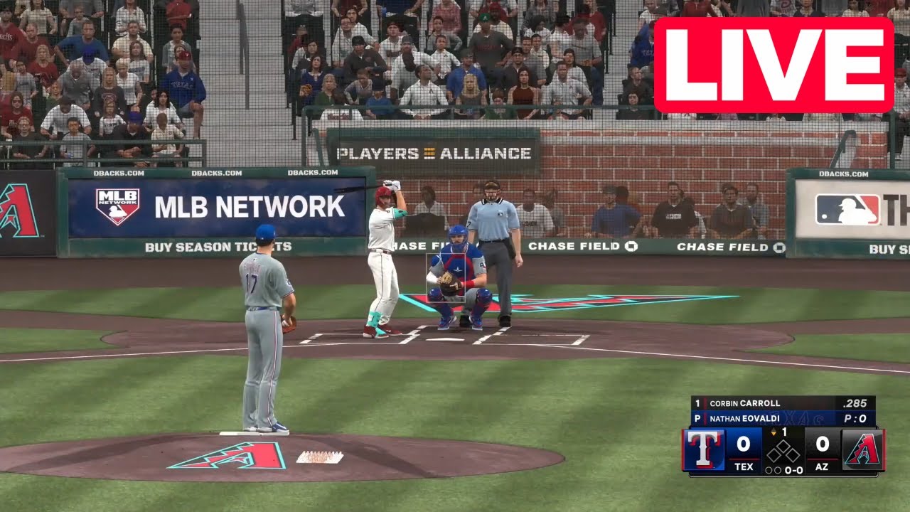 MLB LIVE🔴 Texas Rangers vs Arizona Diamondbacks - 9th March 2025 | MLB Full Game - MLB 24