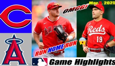 Cincinnati Reds Vs. Los Angeles Angels Game Highlights | MLB Training Spring 2025